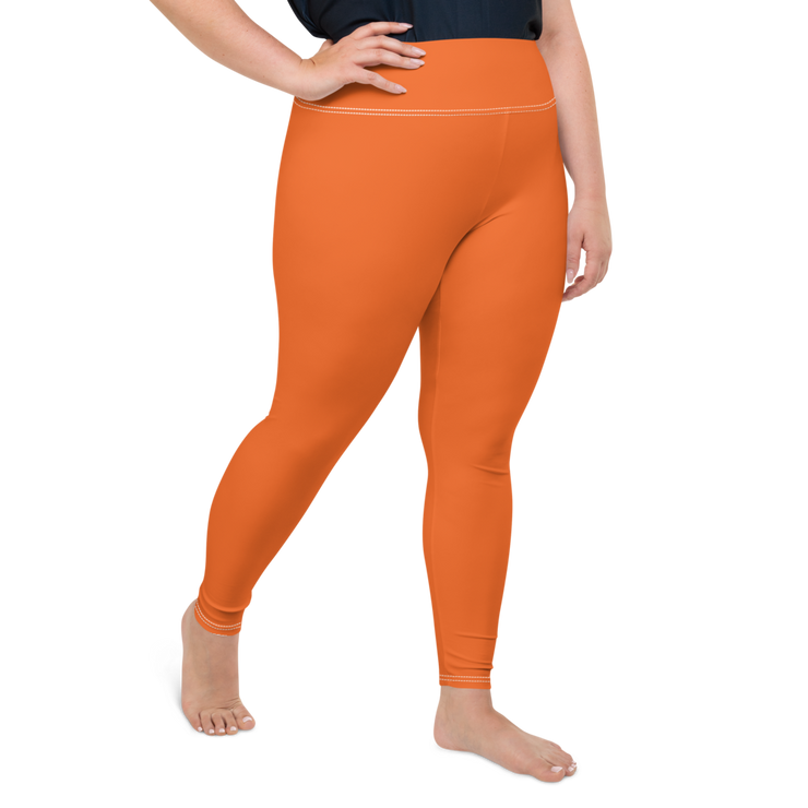 Orange Plus Size Leggings