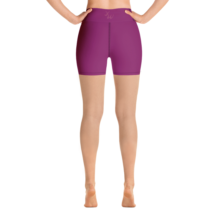 Raspberry Yoga Shorts