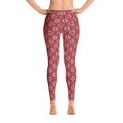 Scarlet Snowflake Leggings