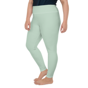 Pastel Green Plus Size Leggings