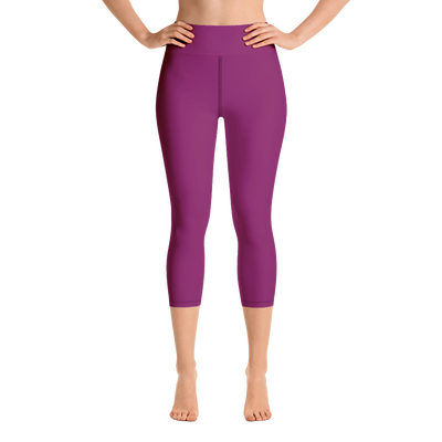 Raspberry Capri Yoga Pants