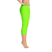 Neon Green Capri Leggings