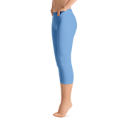 Marina Blue Capri Leggings