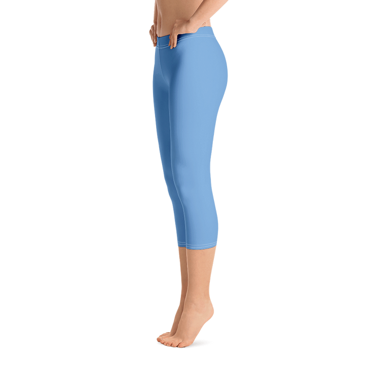 Marina Blue Capri Leggings