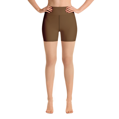 Brown Yoga Shorts