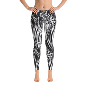 Fused Black & White Leggings