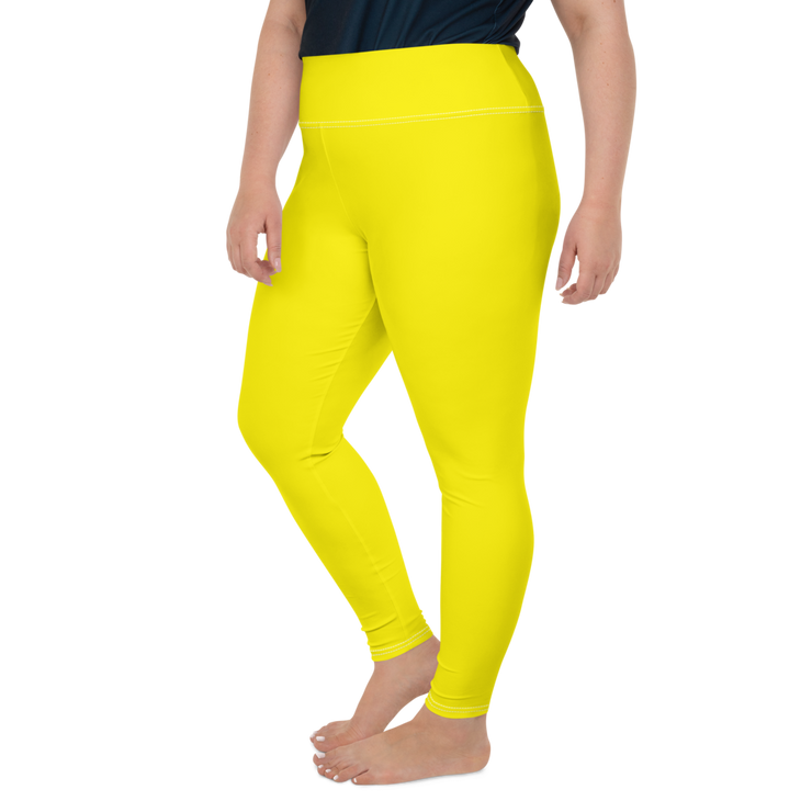 Yellow Plus Size Leggings