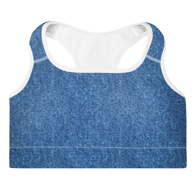 Blue Denim Jean 243 Sports Bra