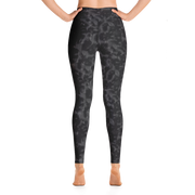 Black Fur Yoga Pants