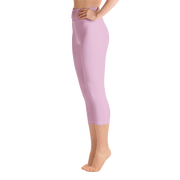 Pink Lavender Capri Yoga Pants