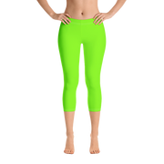 Neon Green Capri Leggings