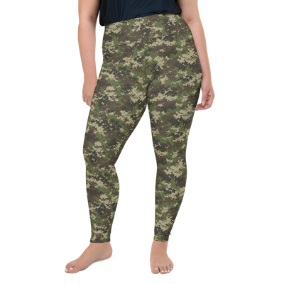 Camo Pixel Plus Size Leggings