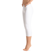 White Capri Leggings