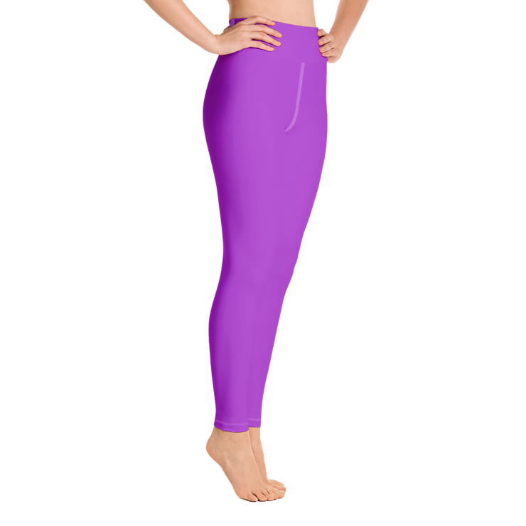 Neon Purple Yoga Pants