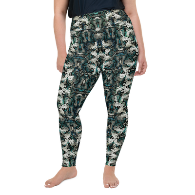 Rainforest Snakeskin Plus Size Leggings