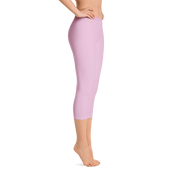 Pink Lavender Capri Leggings