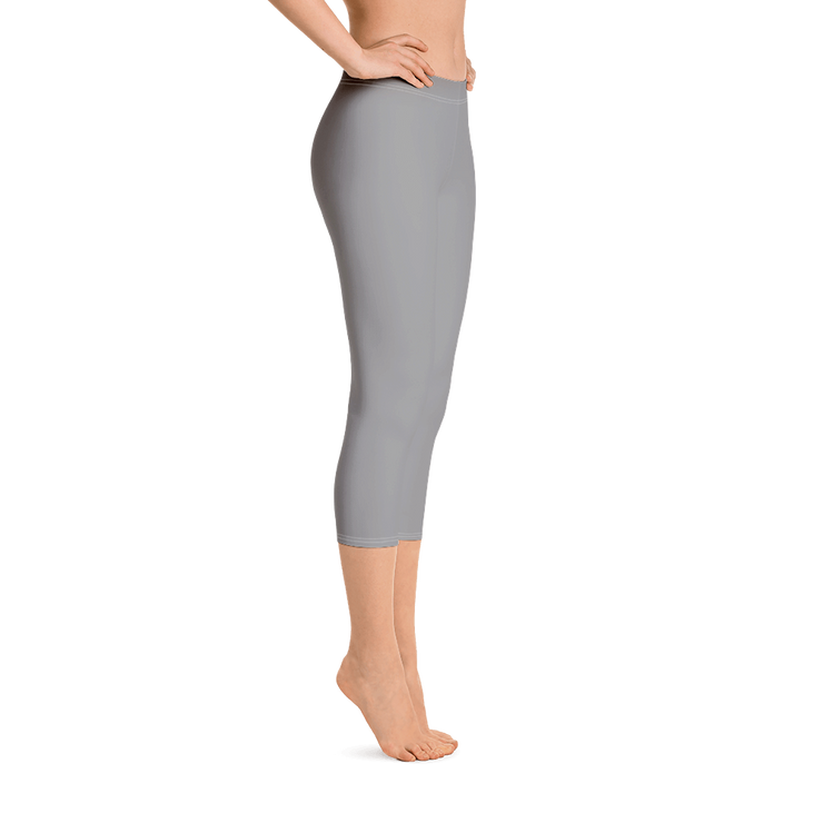 Gray Capri Leggings