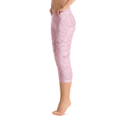 Cherry Cream Capri Leggings