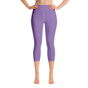 Violet Capri Yoga Pants