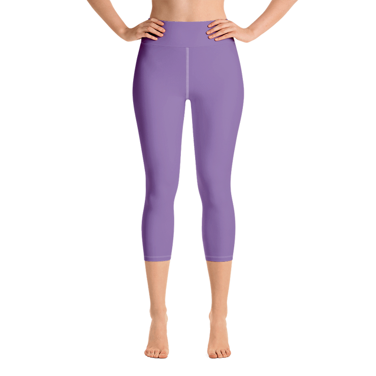 Violet Capri Yoga Pants