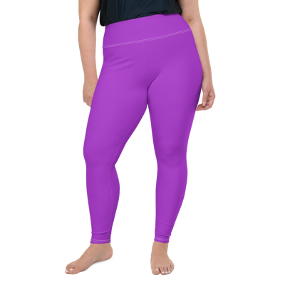 Neon Purple Plus Size Leggings