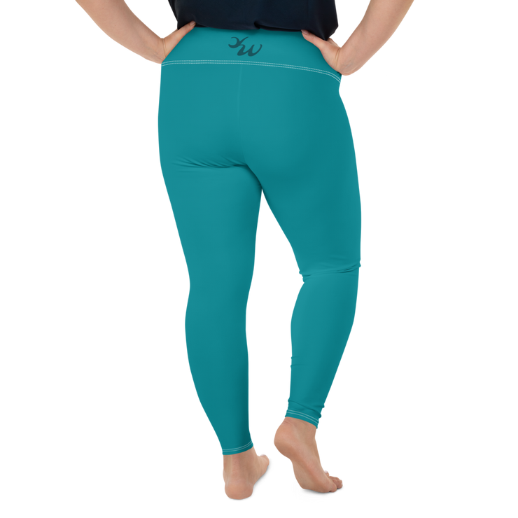 Teal Plus Size Leggings