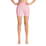 Cotton Candy Pink Yoga Shorts