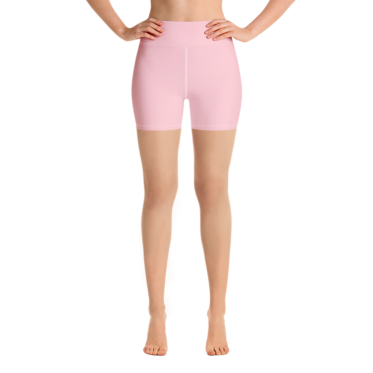 Cotton Candy Pink Yoga Shorts