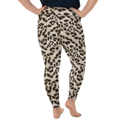 Snow Leopard Plus Size Leggings