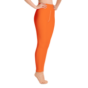 Neon Orange Yoga Pants