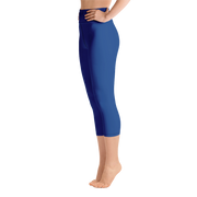 Midnight Blue Capri Yoga Pants