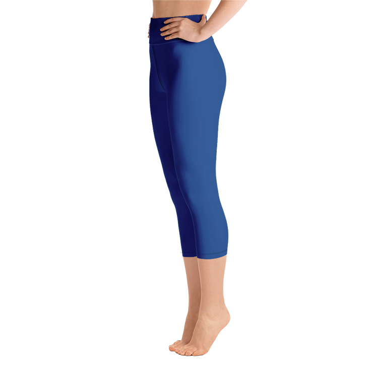 Midnight Blue Capri Yoga Pants