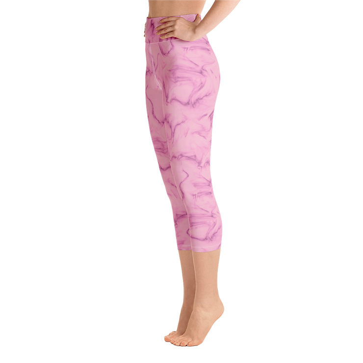 Berry Swirl Capri Yoga Pants