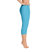 Pacific Blue Capri Leggings