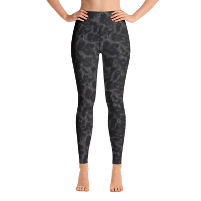 Black Fur Yoga Pants