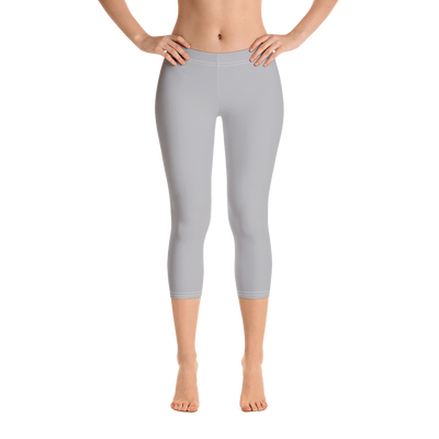 Silver Capri Leggings