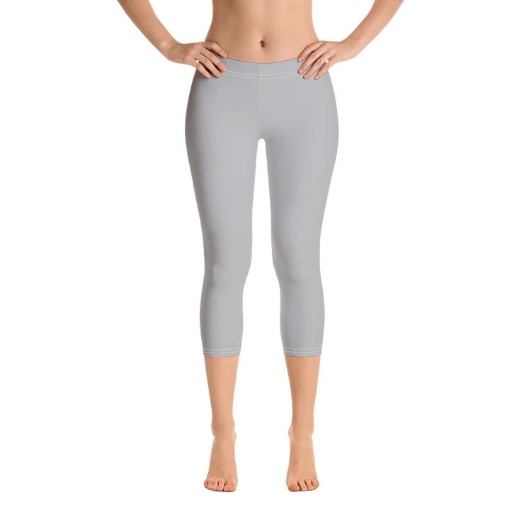 Silver Capri Leggings