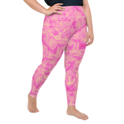 Lemon Berry Swirl Plus Size Leggings