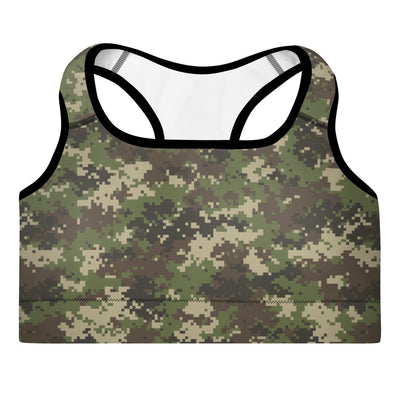 Camo Pixel Sports Bra