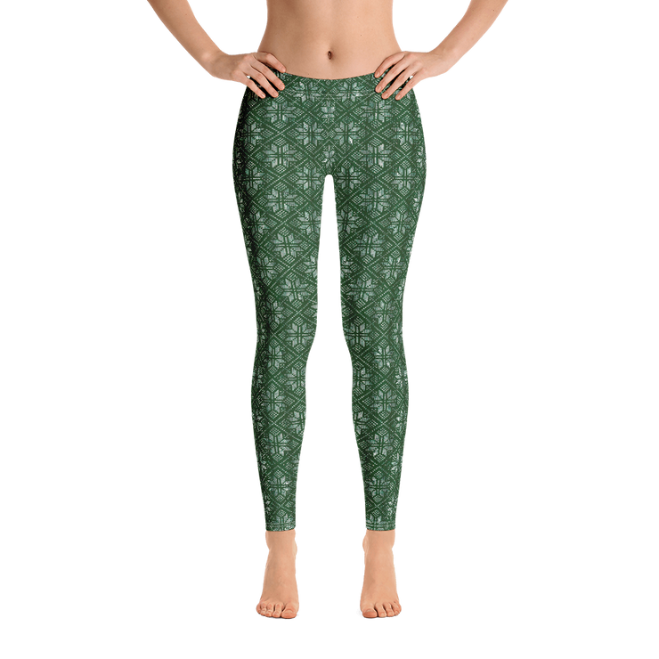 Forest Snowflake Leggings