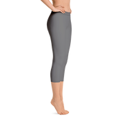 Dark Gray Capri Leggings