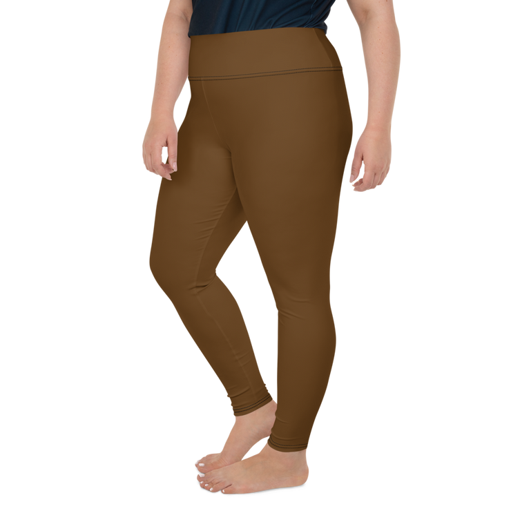 Brown Plus Size Leggings