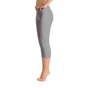 Gray Capri Leggings