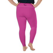 Fuschia Plus Size Leggings