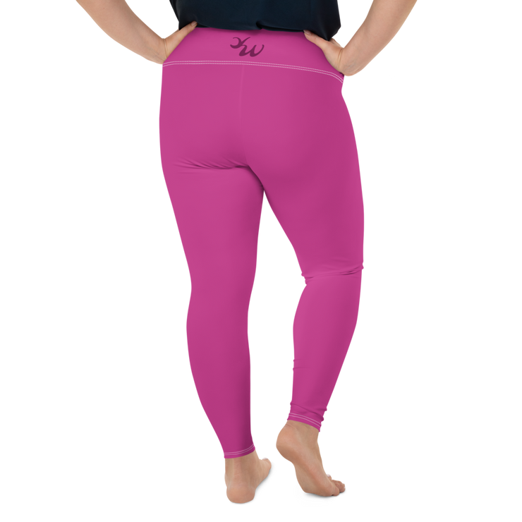 Fuschia Plus Size Leggings