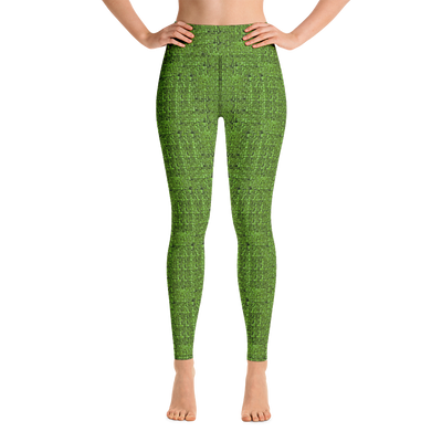 Green Bouclé Yoga Pants