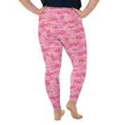 Pink Camo Pixel Plus Size Leggings