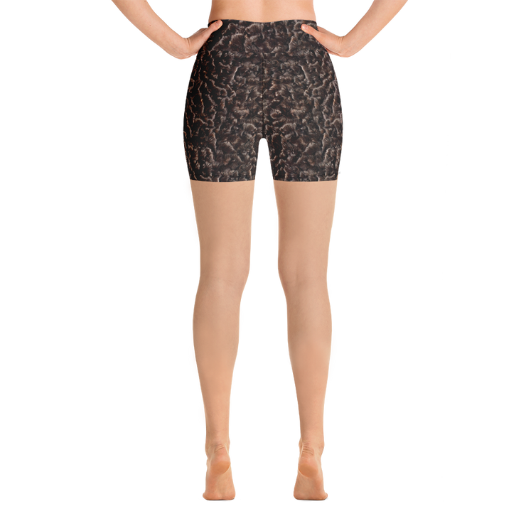 Karakul Sheep Yoga Shorts