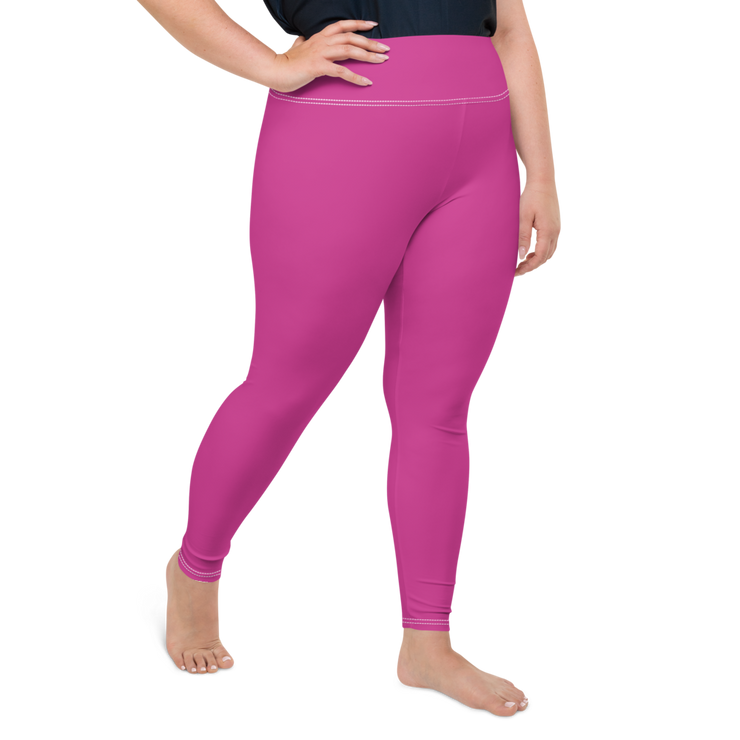 Fuschia Plus Size Leggings