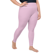 Pink Lavender Plus Size Leggings